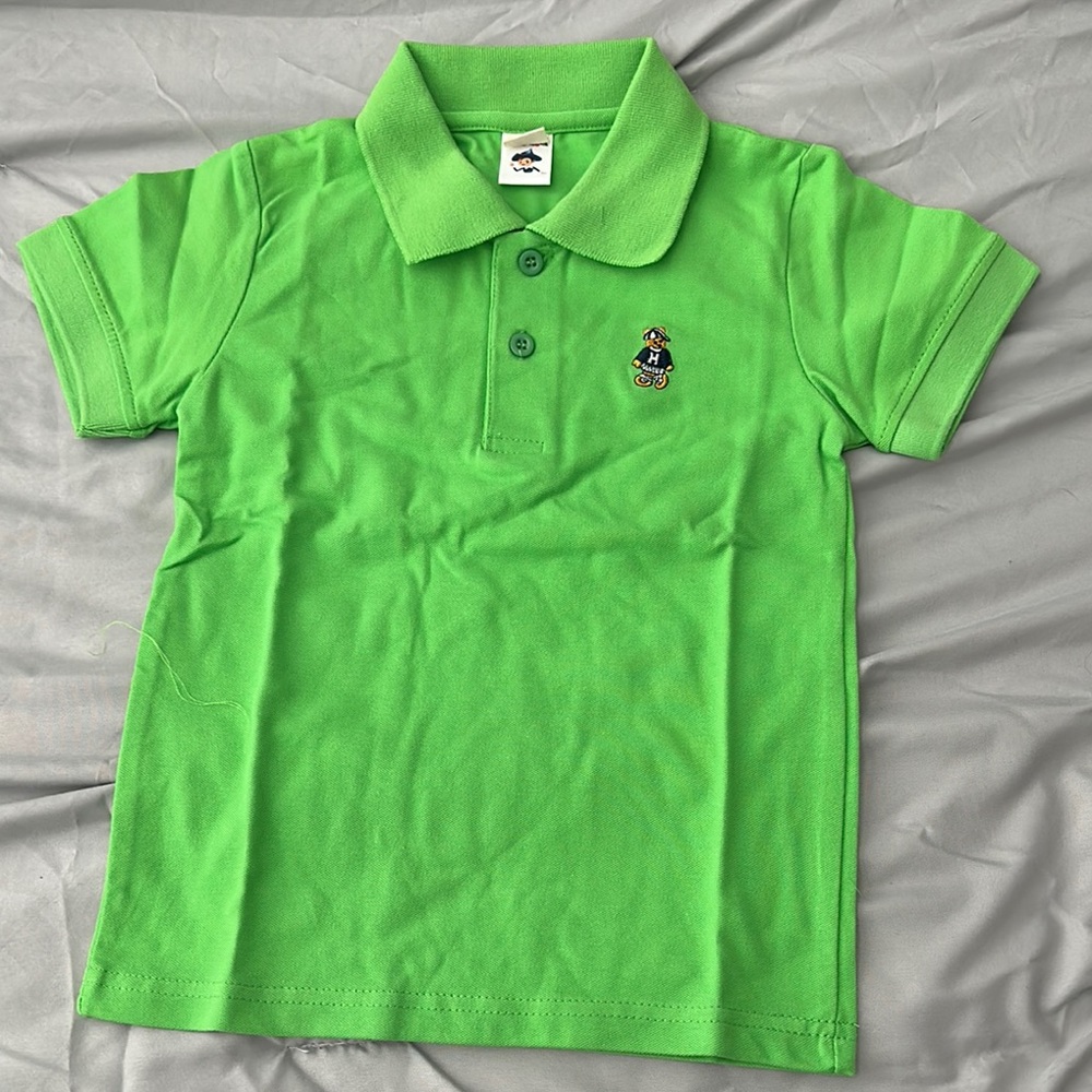 Kids Green Polo Shirt